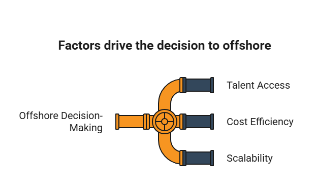 Factors drive the decision to offshore