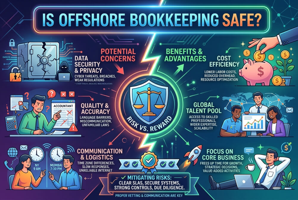 Is Offshore Bookkeeping Safe? The 7 Real Issues With Offshore Bookkeeping Services