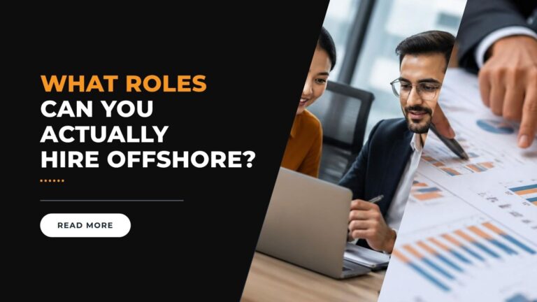 Australian business reviewing which roles across admin, accounting, marketing and IT can be hired offshore.